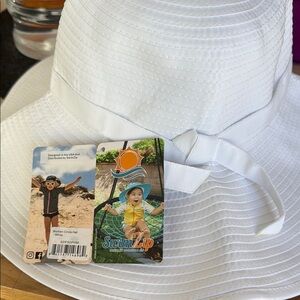Women's White Sun Hat